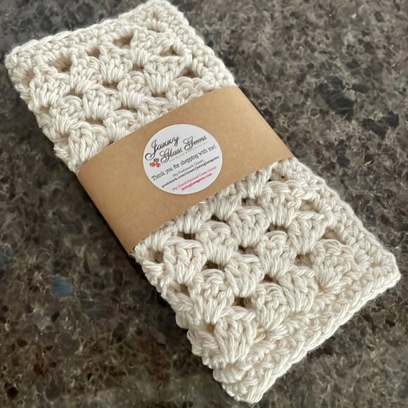 Set of Hand Crocheted Washcloths Dishcloths Trivets 100% Cotton Crochet Granny - Picture 13 of 15